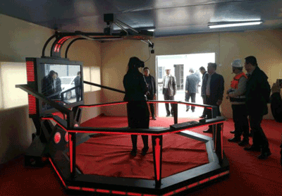 中建八局启用VR智能安全体验馆项目